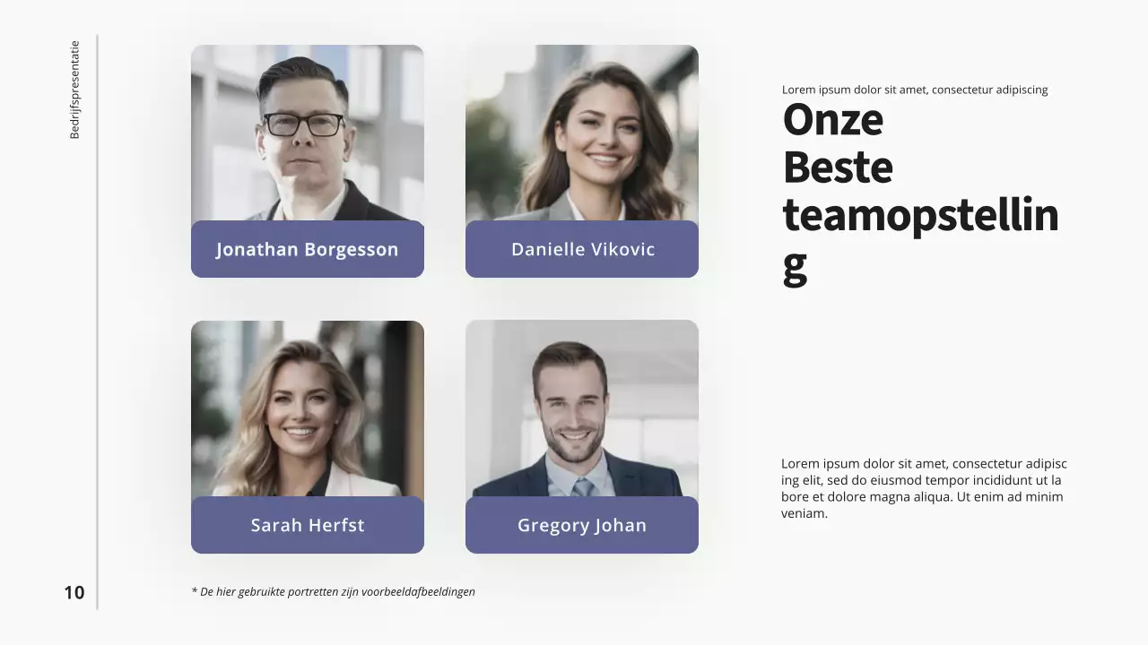 Purple Blue Introductie Modern Bedrijf