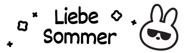 Hase mit niedlicher handgeschriebener Sommersonnenbrille