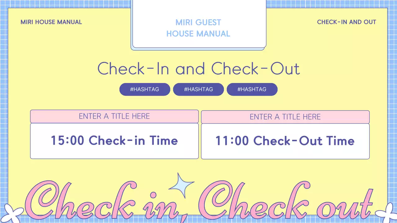 다채로운 트렌디 하우스 매뉴얼 프레젠테이션