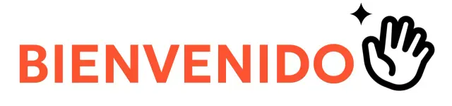 Diseño promocional de campamento inglés con icono de mano