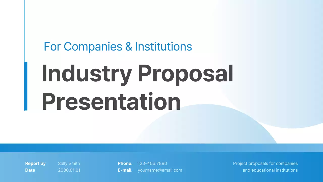 블루클린 비즈니스 프리젠테이션