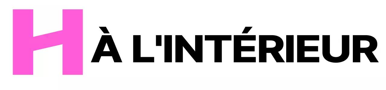 Logo d'un magasin d'intérieur avec une lettre H moderne