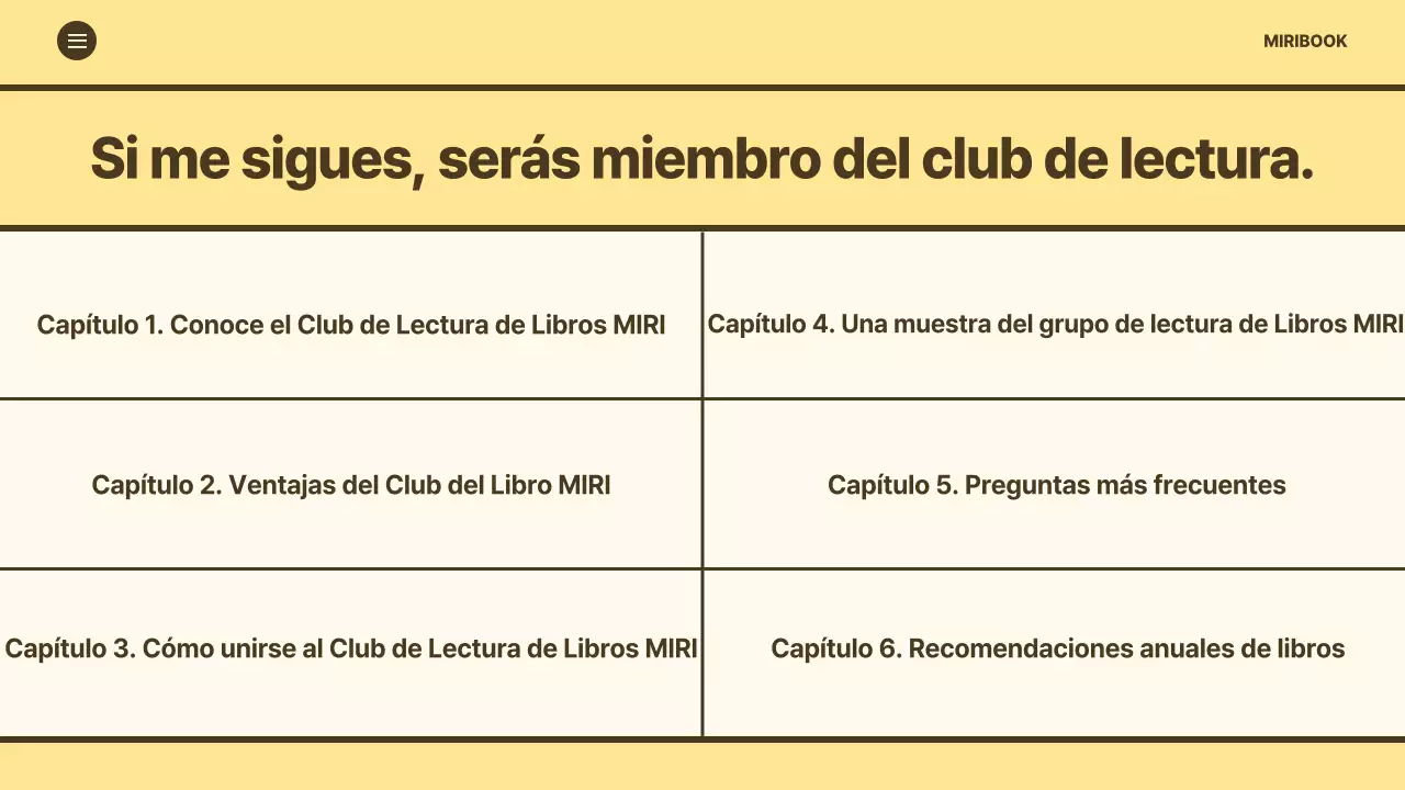 Promueva una guía minimalista de inscripción a un club de lectura con fondo amarillo