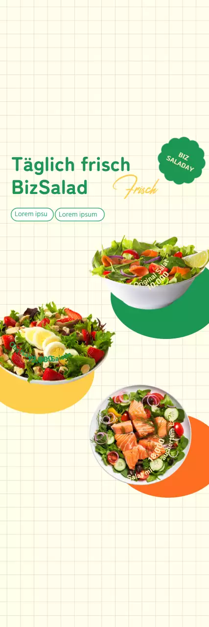 Laden für grüne und frische Salate