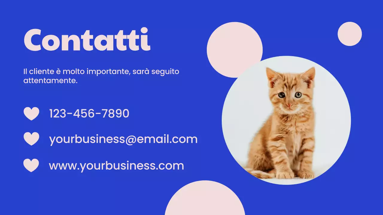 Campagna del Centro adozioni moderne blu e rosa