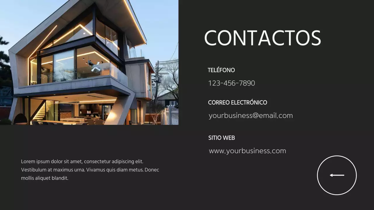 Black Modern Architectural Bureau Propuesta