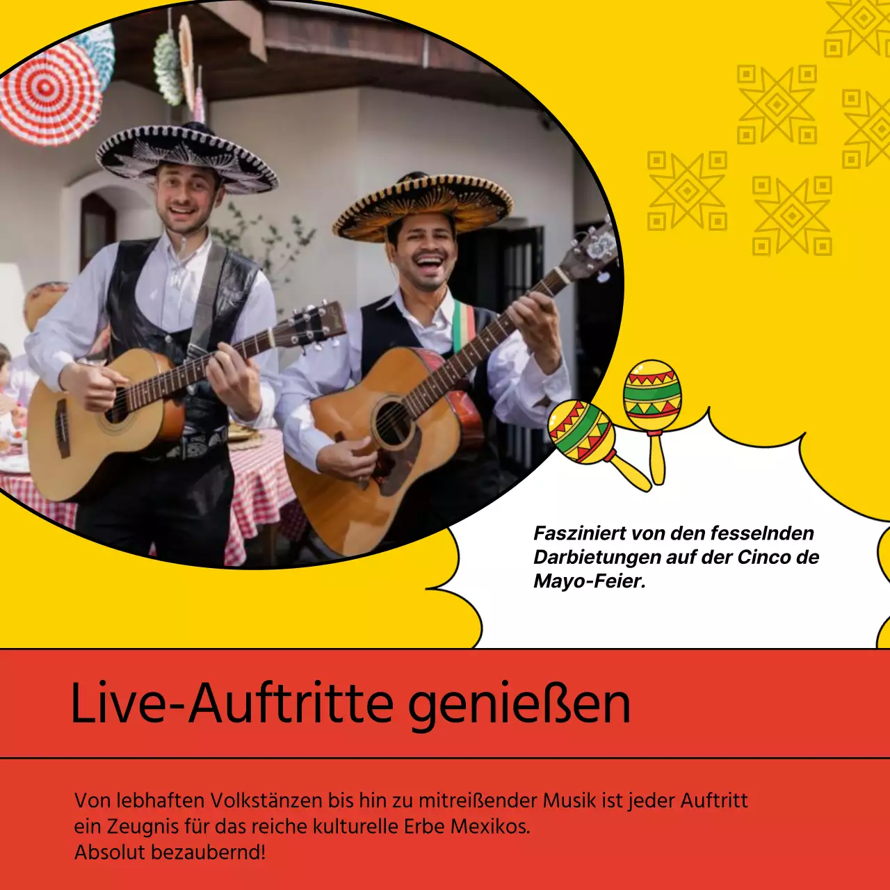 Rot-Grün-Trend Cinco de Mayo-Werbung