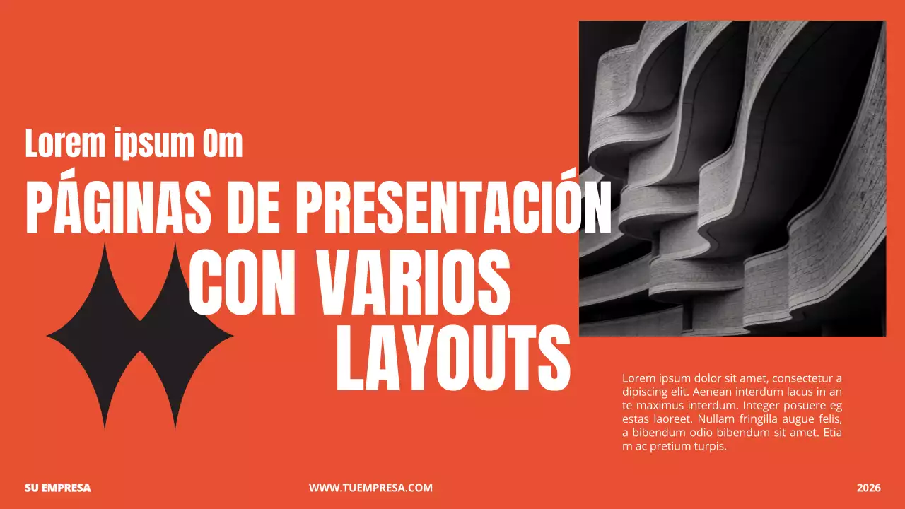 Orange Bold Business Company Presentación