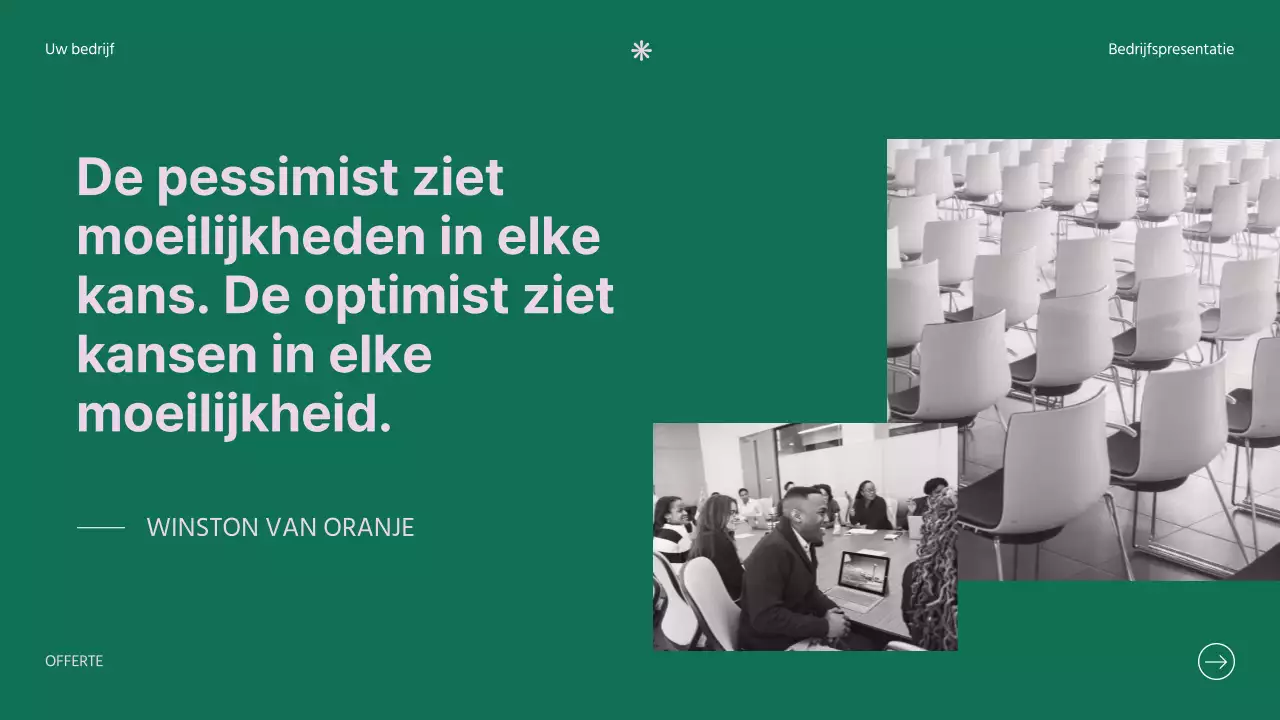 Soft Pink Clean Bedrijfsintroductie