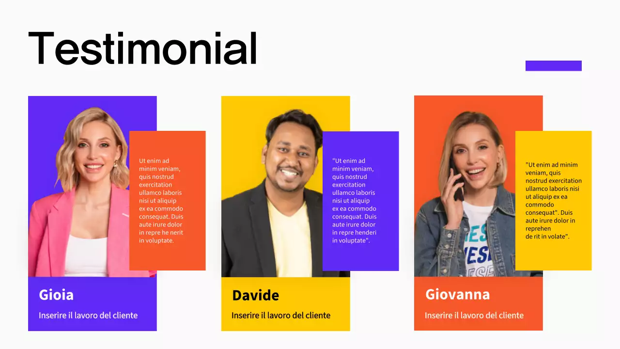 Presentazione dell'azienda Purple Bold Business