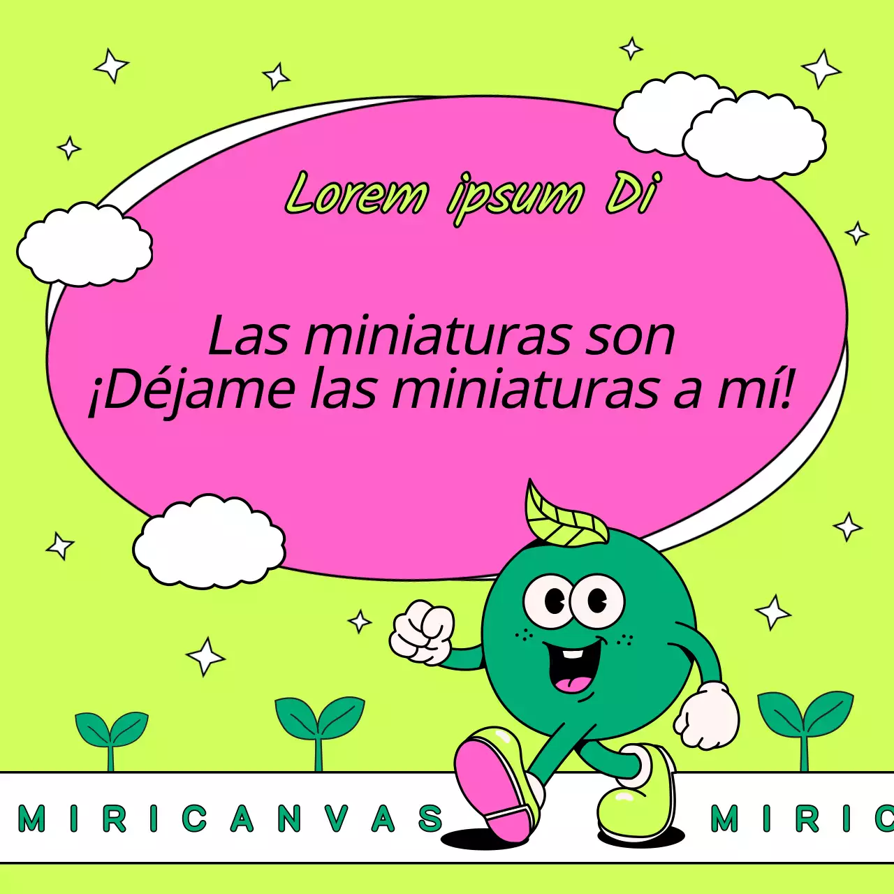 Entradas principales sencillas en chartreuse y rosa fuerte