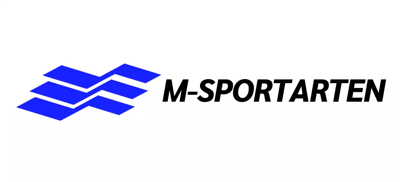 Geometrisches, lineares Logo mit Pfiff