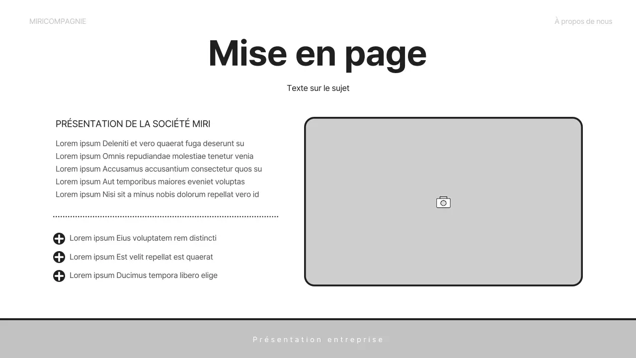 Une lettre de motivation commerciale simple en gris et noir