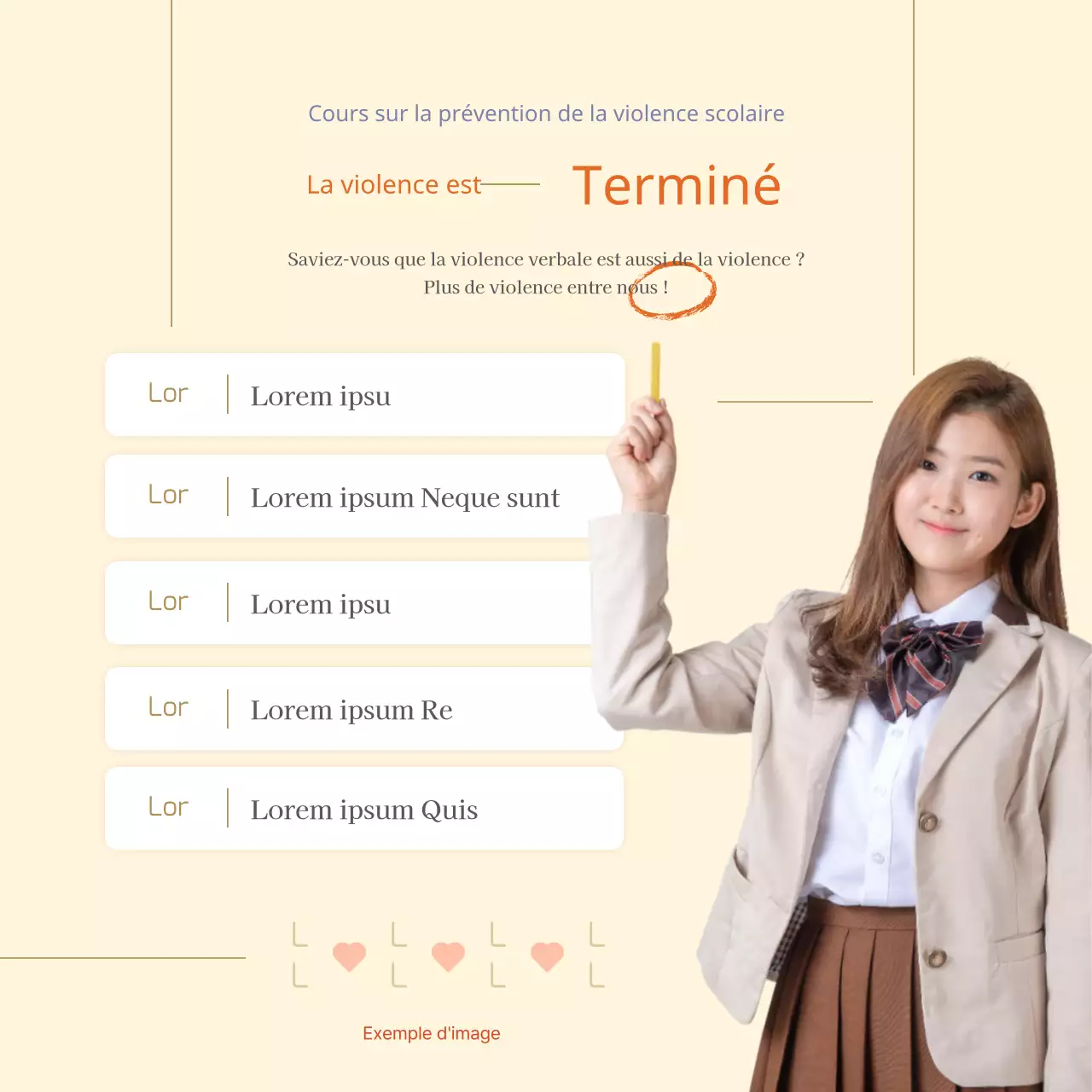 Promouvoir un concours moderne d'amitié et d'écriture en jaune et blanc