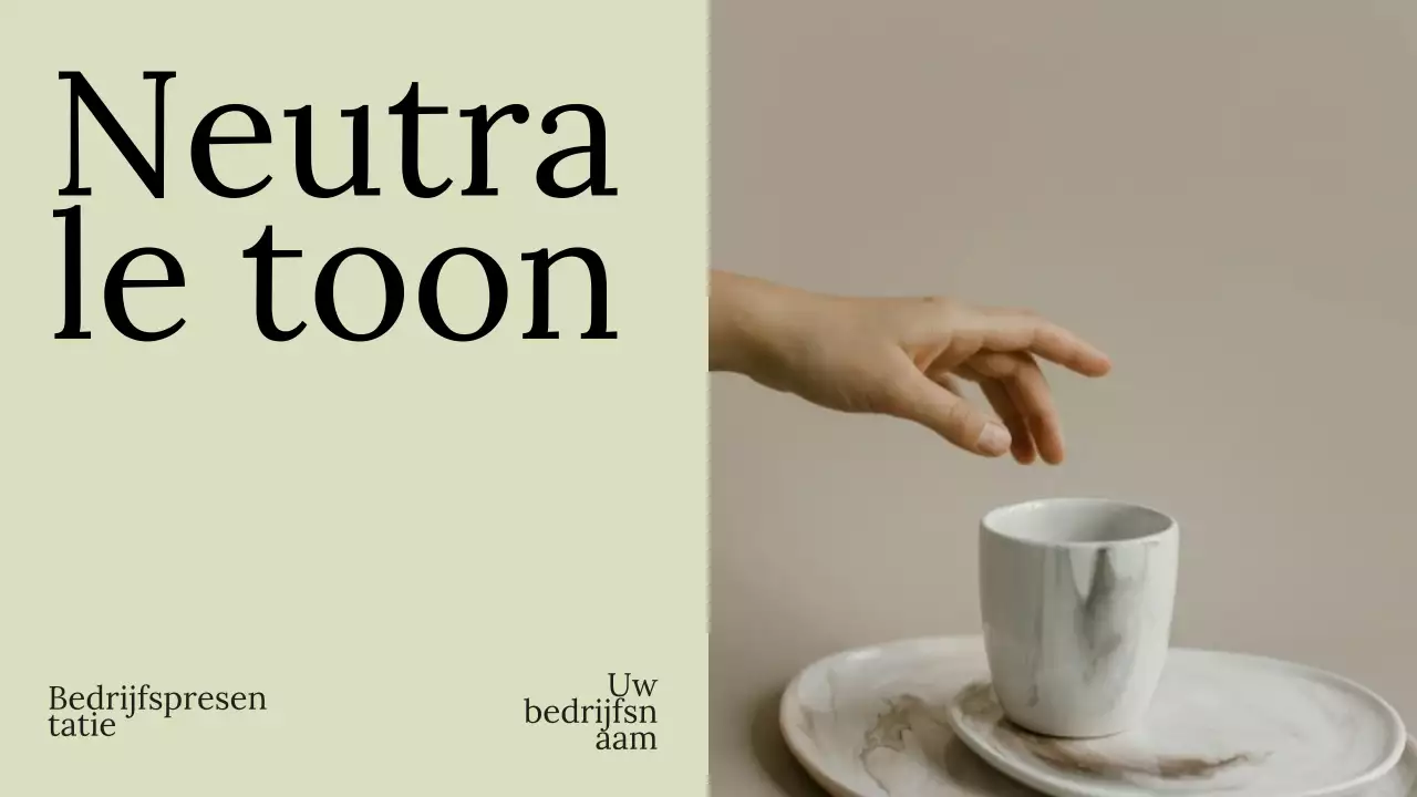 Beige Minimal Business Bedrijfsintroductie