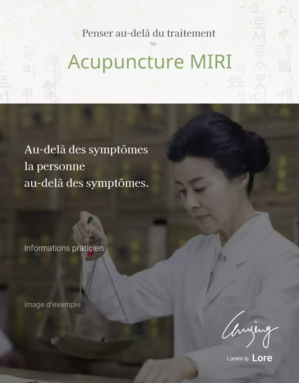 Promouvoir le gongdiagnostic de la médecine traditionnelle chinoise dans l'Abrégé