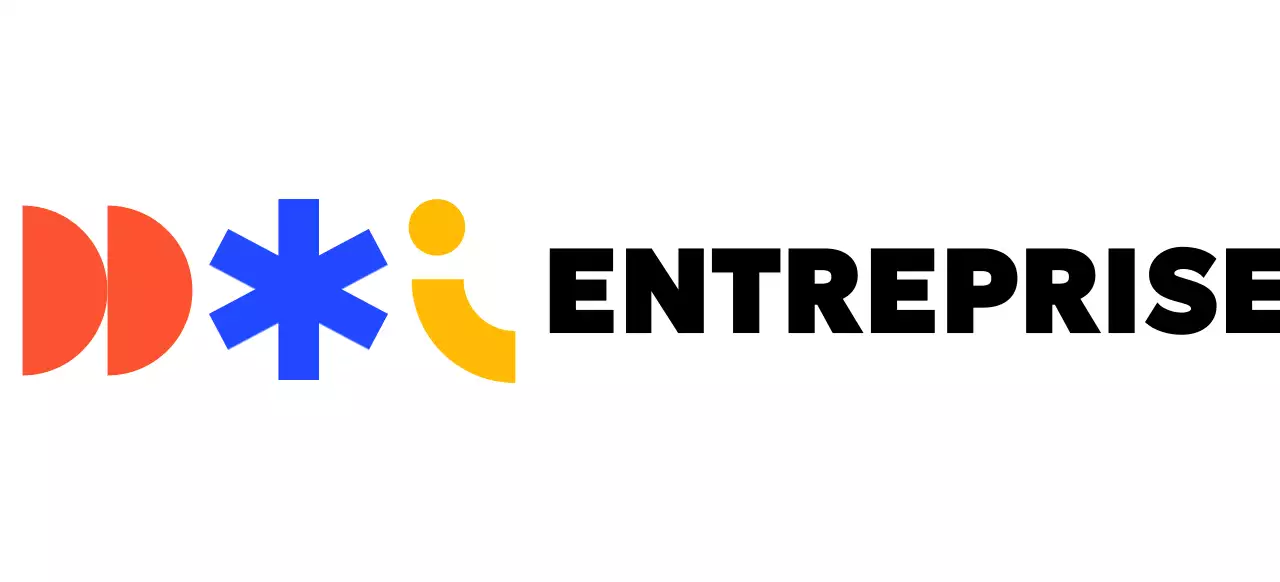 Un logo institutionnel coloré aux formes variées