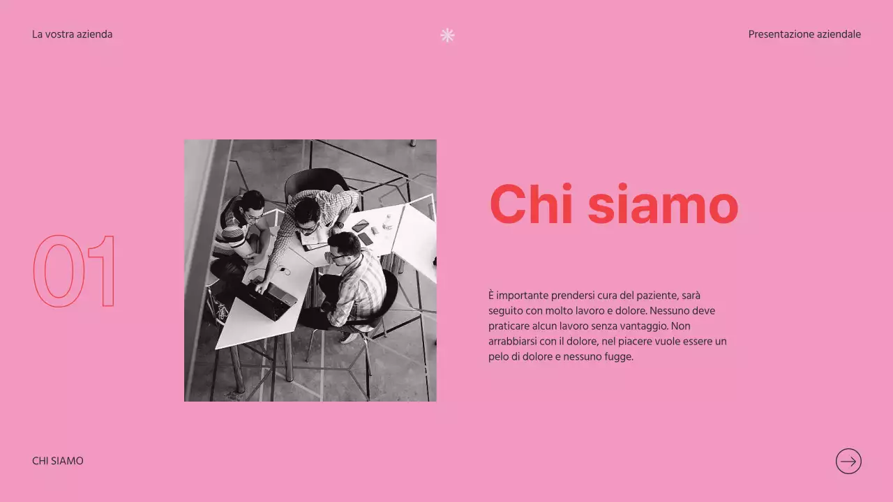 Soft Pink Clean Business Introduzione dell'azienda