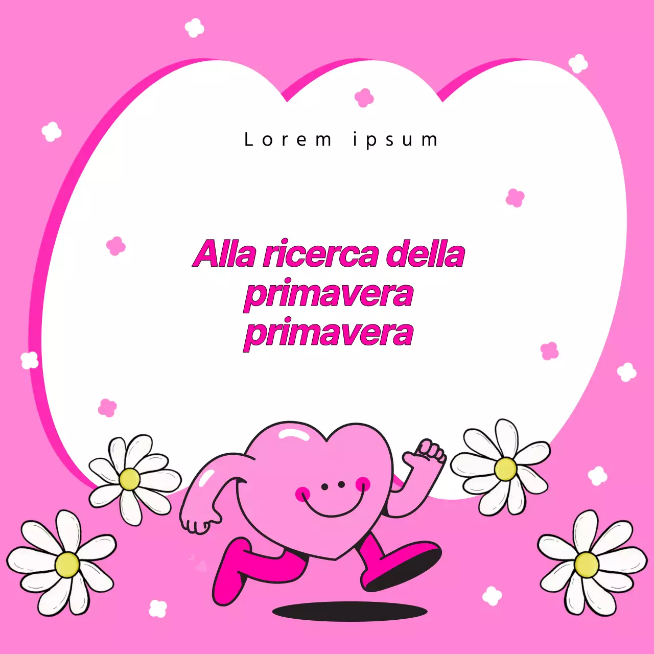 Semplici miniature principali in chartreuse e rosa acceso