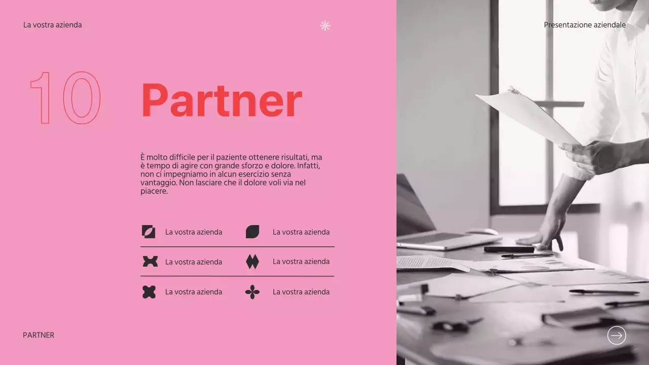 Soft Pink Clean Business Introduzione dell'azienda