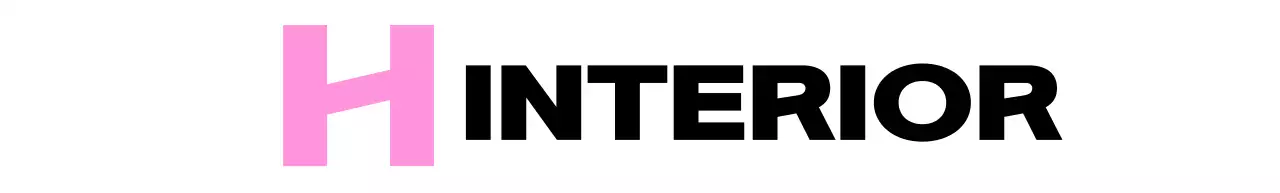 Logotipo de tienda de interior con una moderna letra H