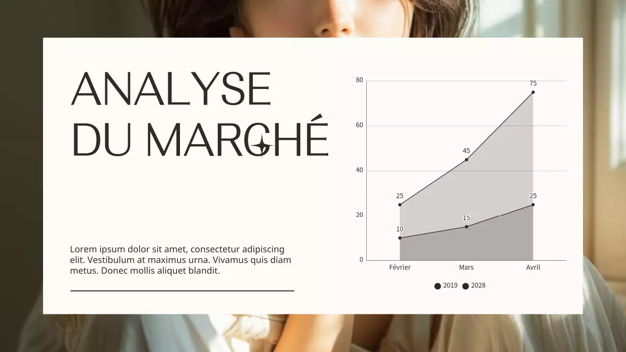 Beige et noir Marque de mode élégante Produit Pitch