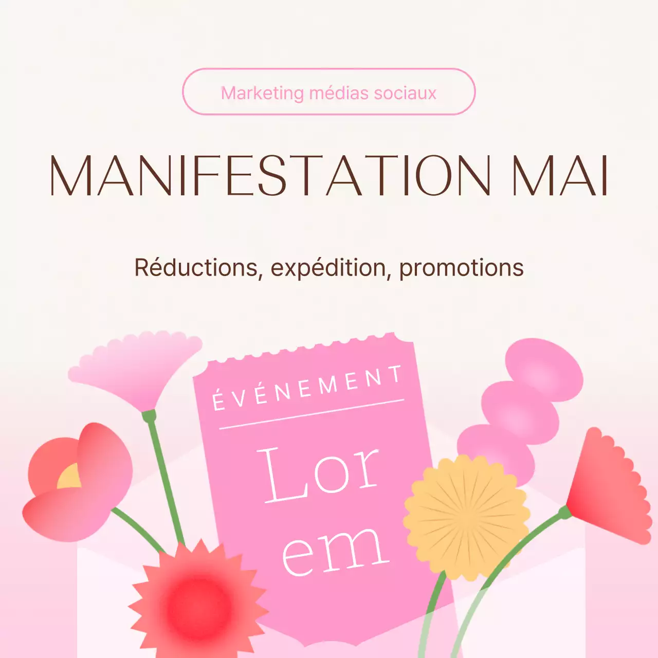 Promouvoir le Mois de la maison moderne sur les réseaux sociaux en rose et en rouge