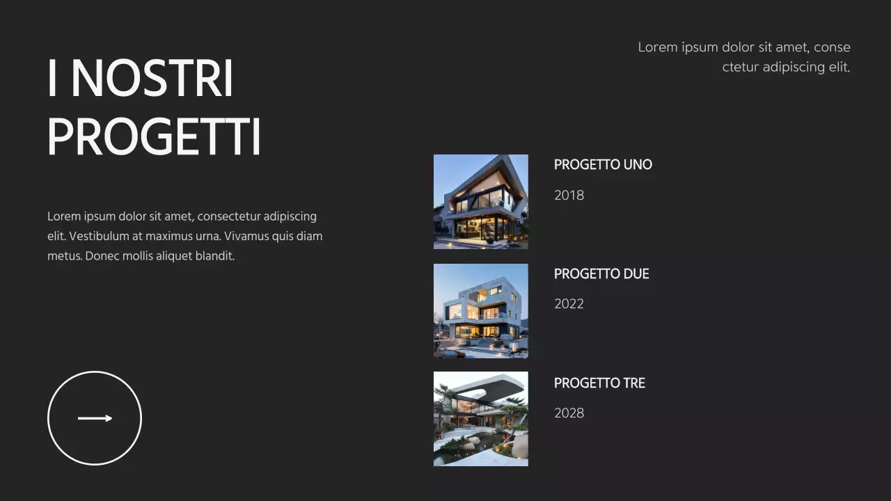 Proposta di ufficio architettonico moderno nero