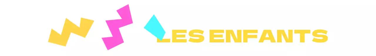 Design avec des formes et des phrases colorées