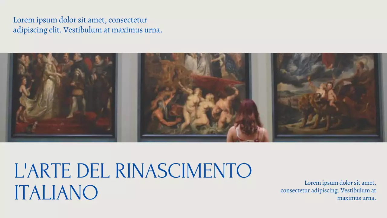 Grigio e blu Elegante materiale per conferenze d'arte