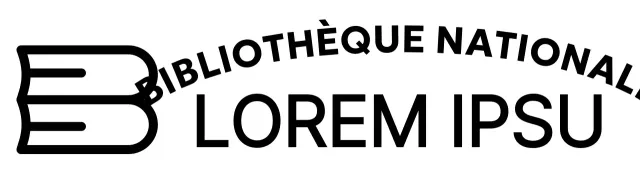 Concept d'ouverture de bibliothèque avec des illustrations en forme de livre