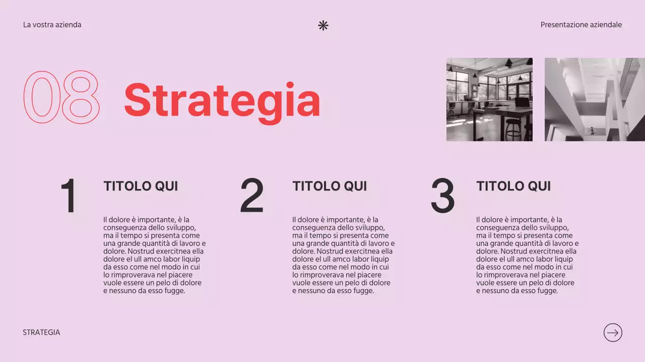 Soft Pink Clean Business Introduzione dell'azienda