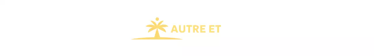 Conception de papier à lettres représentant une île avec des palmiers