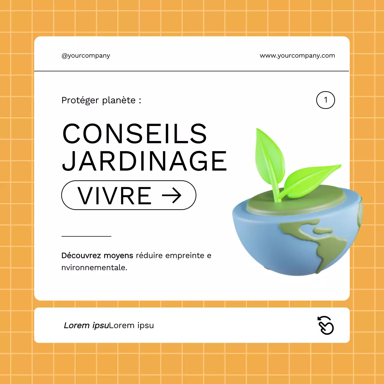 Guide des conseils simples d'Orange pour une vie plus verte