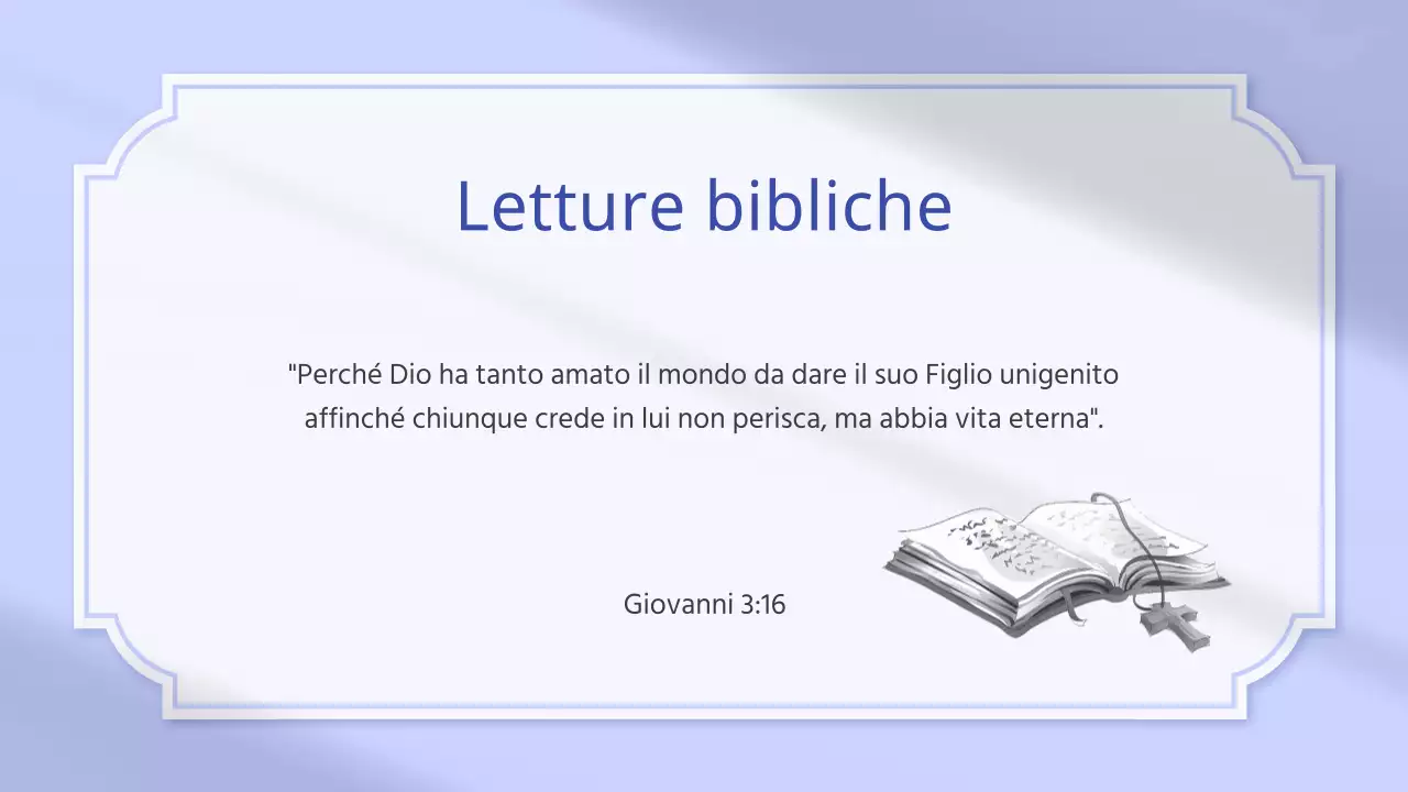 Annuncio di servizio semplice in chiesa di Borah e Lavender