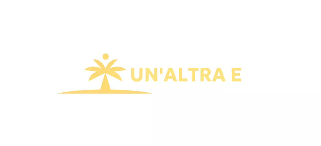 Design di carta da lettere con un'isola con palme