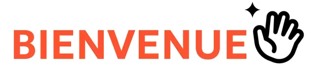 Conception promotionnelle d'un camp anglais avec icône d'une main