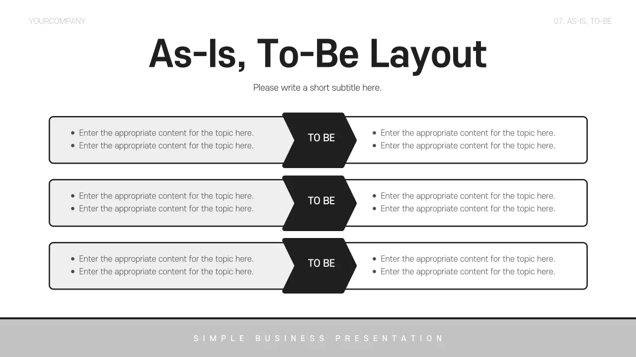 Black Minimal Business Presentation