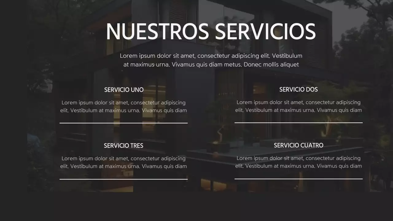 Black Modern Architectural Bureau Propuesta