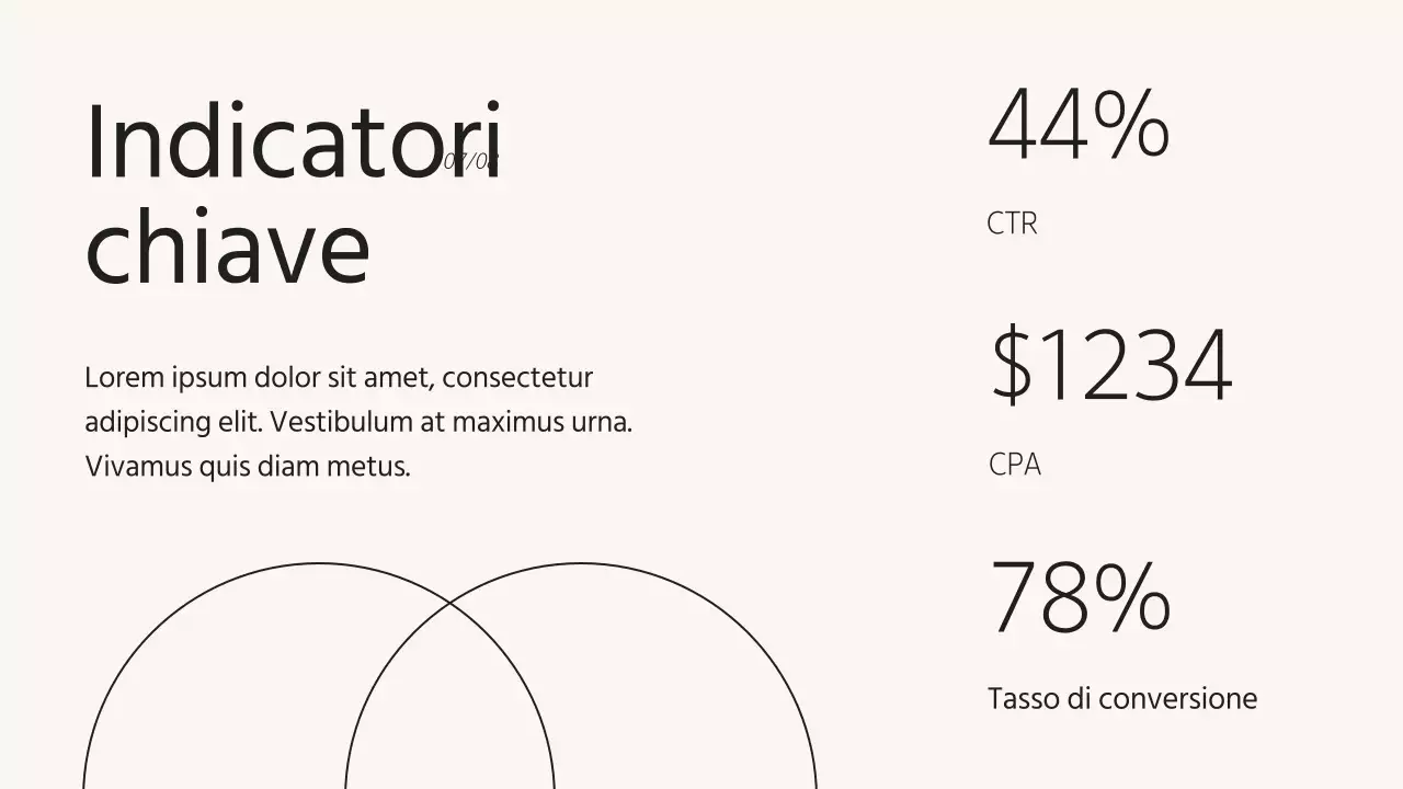 Campagna di strategia di marketing elegante in beige