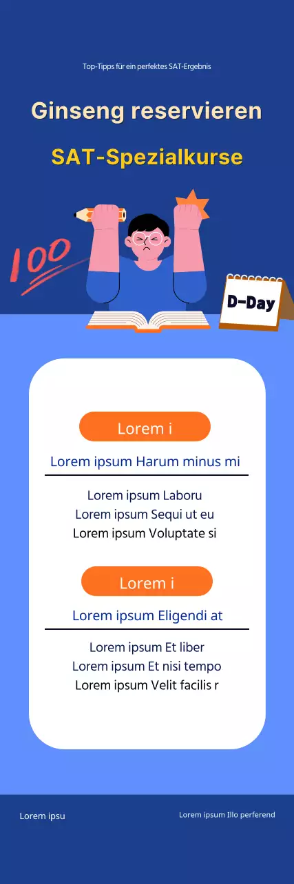 Maßgeschneiderte SAT-Lektionen für High-School-Senioren mit Schülerillustrationen