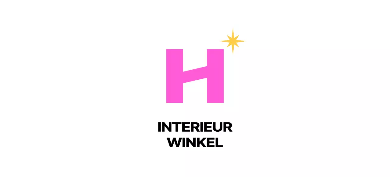 Interieurwinkel logo met een modern letter H symbool