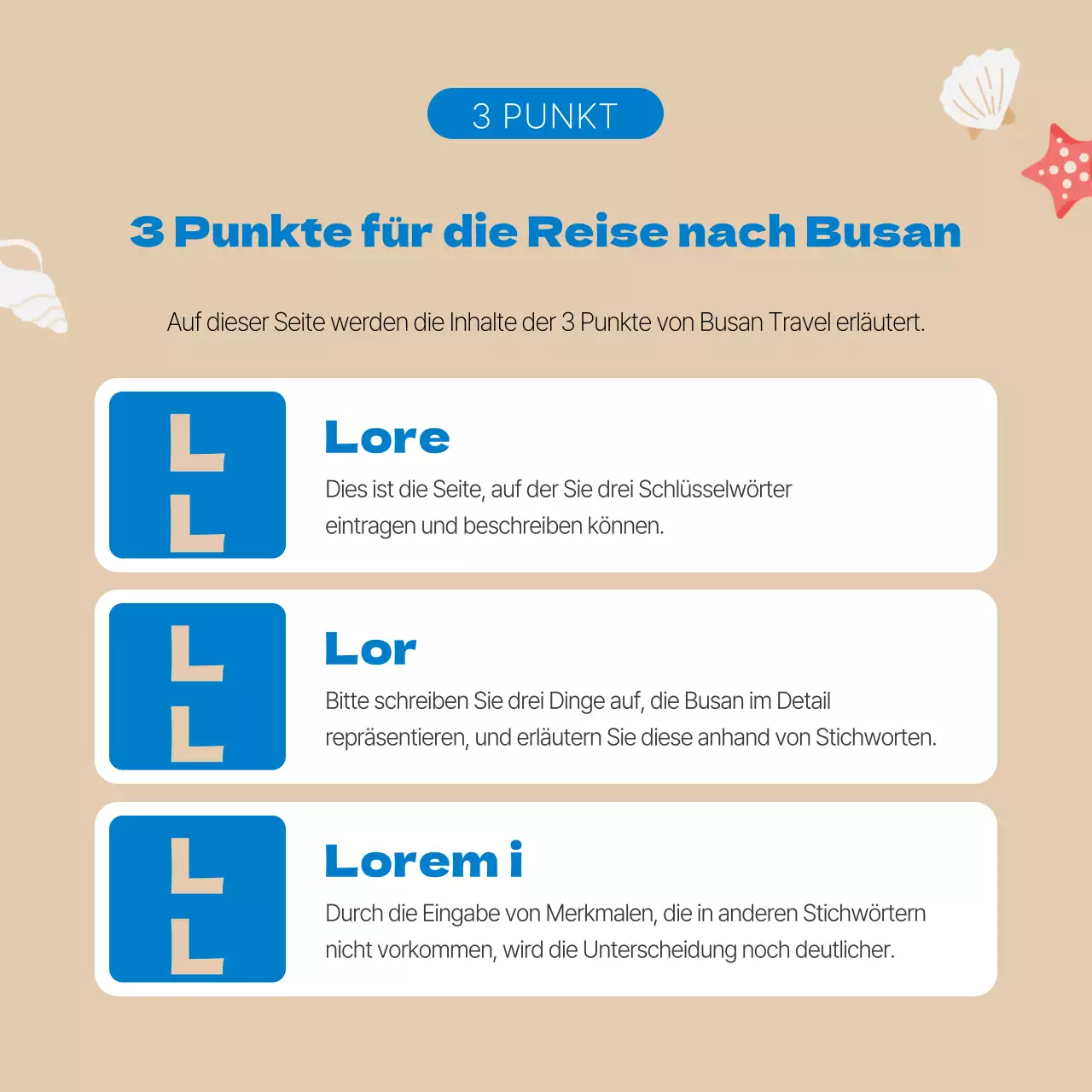 Förderung der hellblauen und beigen Stadtviertel von Busan