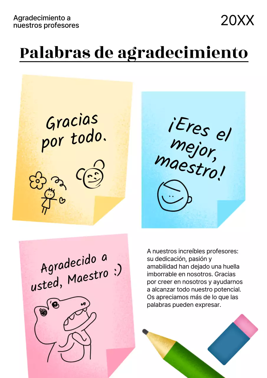 Promueva una bonita celebración del Día del Maestro en blanco y rojo