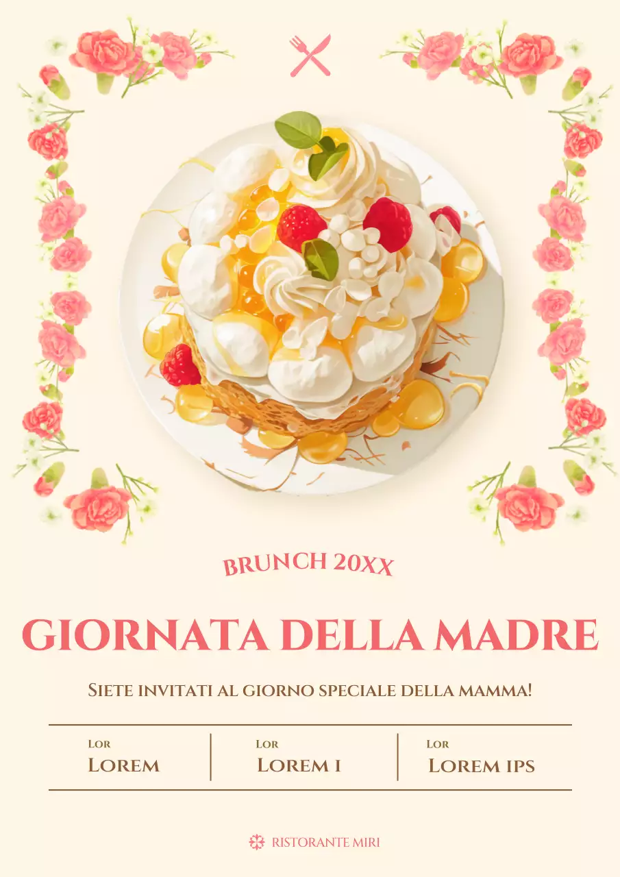 Promuovere un evento di lusso per la Festa della Mamma in rosa e beige