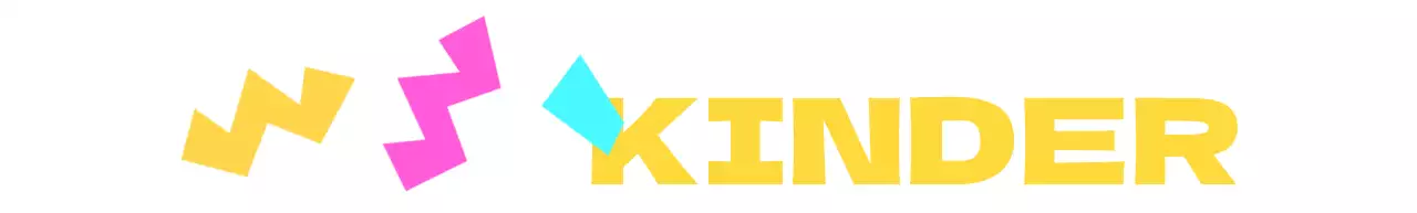 Design mit bunten Formen und Sprüchen