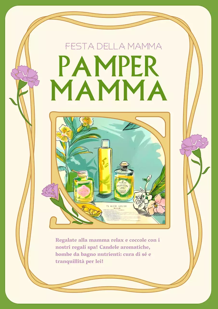 Promuovete una vendita classica per la Festa della Mamma in chartreuse e avorio