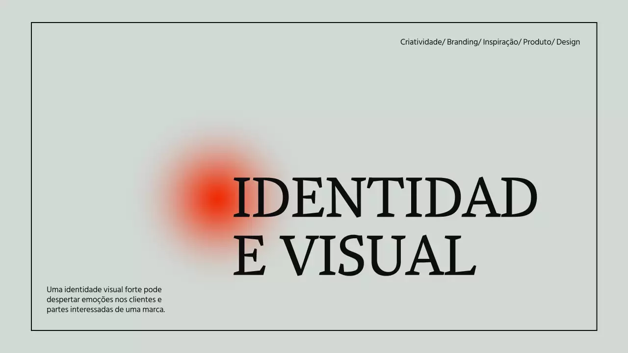 Cáqui e preto Estética moderna Identidade visual Proposta de produto