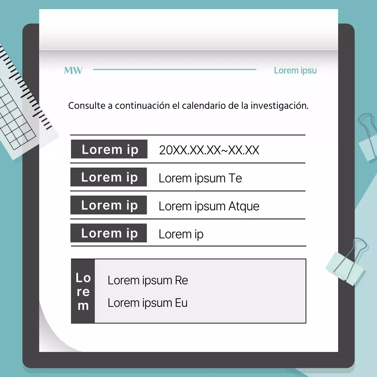 Encuesta sobre programas institucionales modernos en menta y gris
