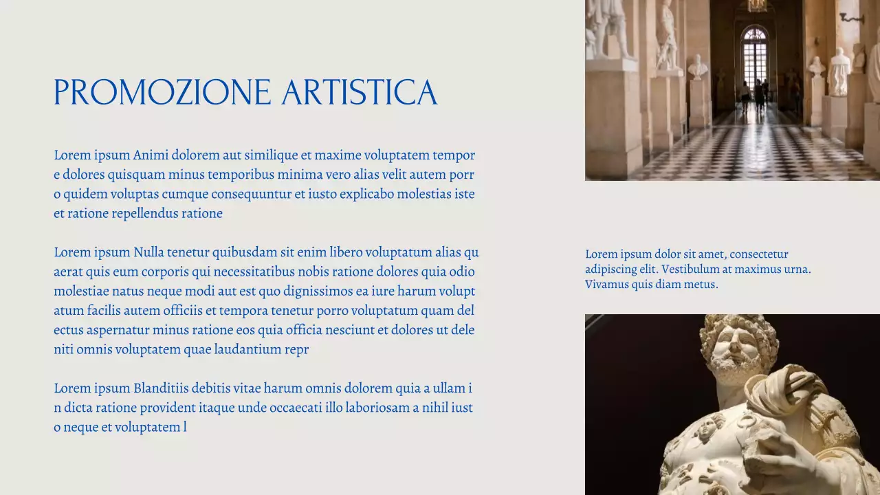 Grigio e blu Elegante materiale per conferenze d'arte